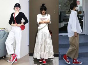 红鞋搭配什么颜色衣服_黑白配与四季搭配技巧
