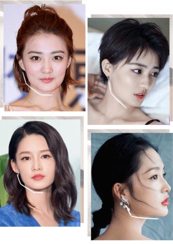 倒梯形脸适合什么发型_倒梯形脸刘海波波头短发，显脸小