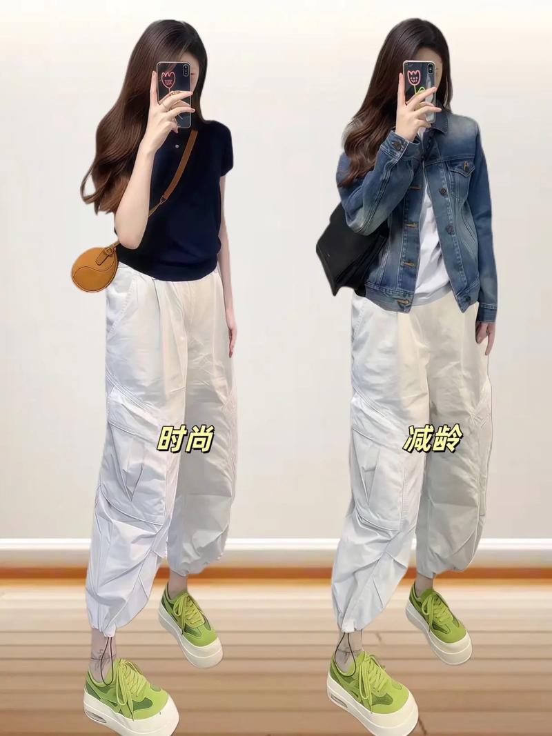 白束脚裤最简单搭配_束脚裤百搭时尚，搭配大衣短靴显高吸睛，衬衫搭配显精致减龄