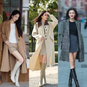 靴子搭配衣服 一整套_冬日靴子搭配指南，时尚显高，优雅与青春兼具！