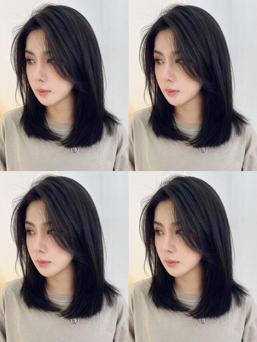 前窄中宽后窄脸型适合什么发型_刘海中分修饰脸型，平衡宽窄前窄中宽脸