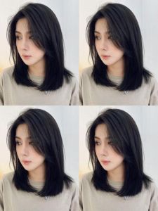 前窄中宽后窄脸型适合什么发型_刘海中分修饰脸型，平衡宽窄前窄中宽脸