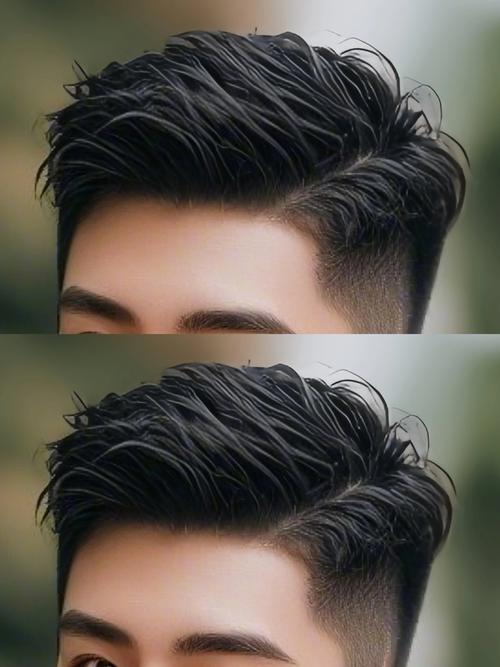 当代年轻人的发型照片帅一点_脸型选发型,短发中分显干练,个性好护理 当代年轻人的发型照片帅一点_脸型选发型,短发中分显干练,个性好护理