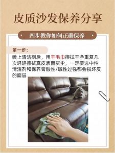 皮沙发护理剂的正确使用方法_温和修复，呵护皮沙发