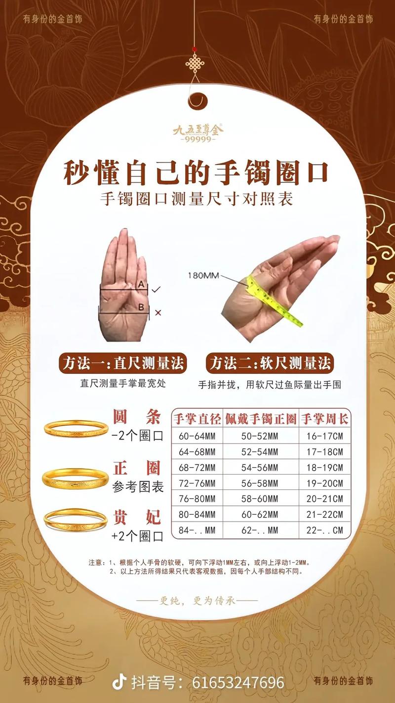 开口手镯的圈口对照表_开口手镯选对尺寸,戴得舒服不滑落 开口手镯的圈口对照表_开口手镯选对尺寸,戴得舒服不滑落