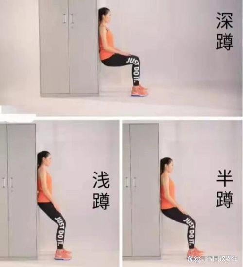 面壁蹲墙功的正确姿势_简单养生法，强腿改善脊柱