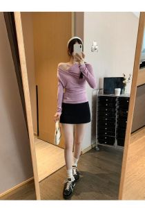 荡领收腰上衣配什么下装好看_显瘦又显高，时尚感十足！