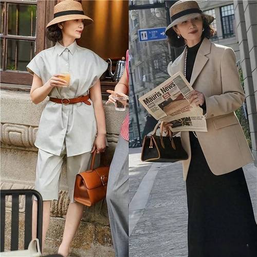 穿休闲西服配什么帽子_风格色彩体型巧搭配