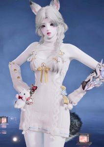 永劫无间胡桃福虎帽搭配的衣服_福虎帽配白丝或汉服，时尚又个性！