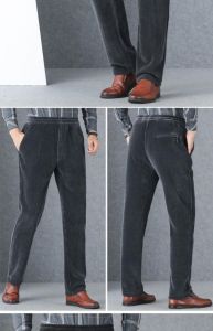 男灯芯绒裤子搭配_百搭复古灯芯绒裤子，穿出时尚感！