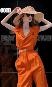 桔黄色衣服适合60岁人穿吗_桔黄色显年轻，60岁活力穿搭好选择