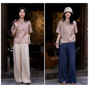 桑蚕丝上衣配什么裤子好看_桑蚕丝搭配裤装裙装，优雅时尚