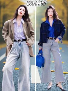 精致知性秋装搭配大全女装_初秋穿出知性优雅，棕色系配棉麻，精致显气质