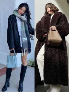 水桶包配真丝衬衫会土吗_真丝衬衫配水桶包显精致时尚