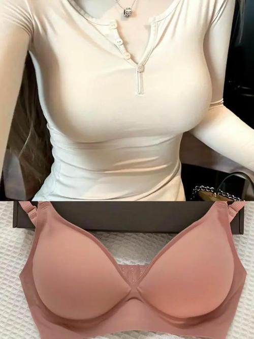 显胸小的衣服款式_衬衫微收腰显胸，竖条纹拉长身，大圆领分散视