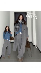 雾霾蓝上衣搭配什么颜色裤子_雾霾蓝上衣搭配裤子的多种风格