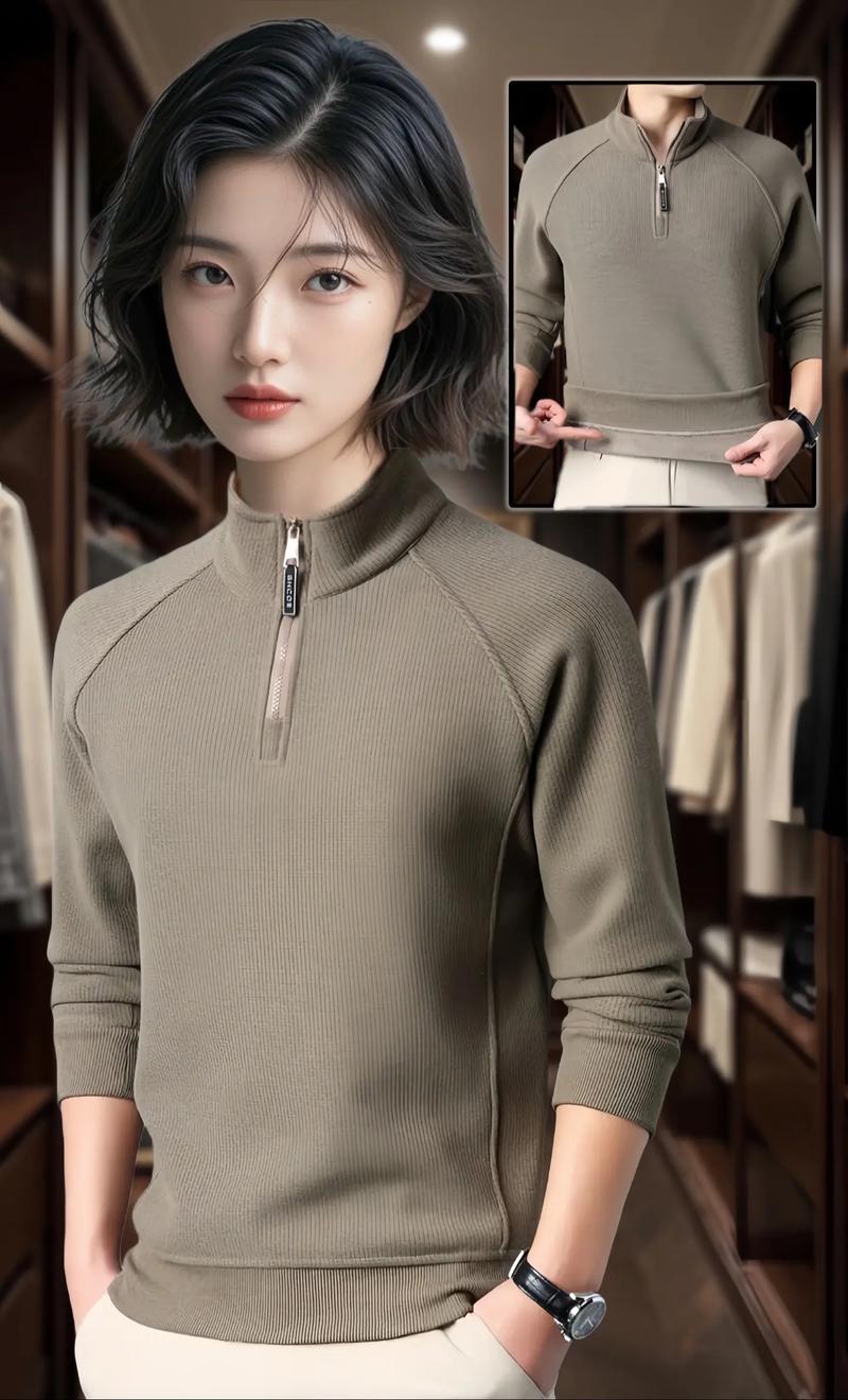 有领的卫衣怎么配外套_选对款式显高显瘦