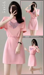 麻酥酥粉色连衣裙最新款式介绍_灰色调干枯玫瑰连衣裙，显瘦百搭，夏日必备！