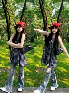 甜酷妹子的夏日穿搭_连衣裙配运动鞋，多样夏日穿搭！