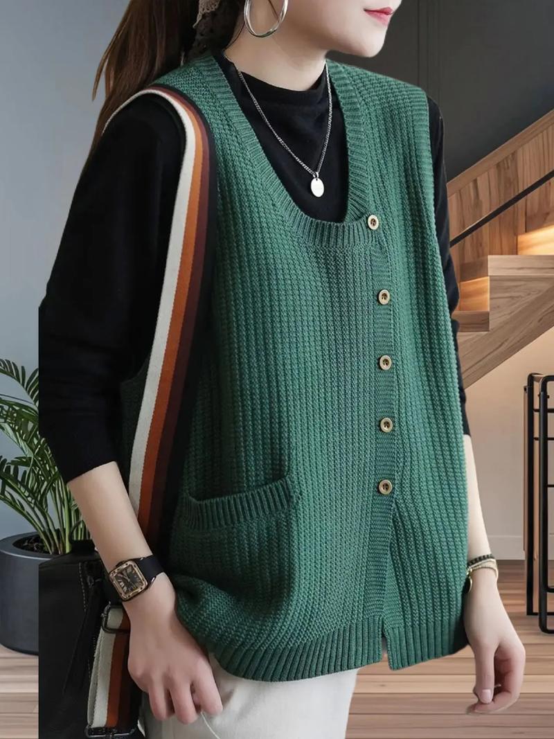 薄毛线马甲怎么搭配_百搭时尚，穿出你的专属风格！