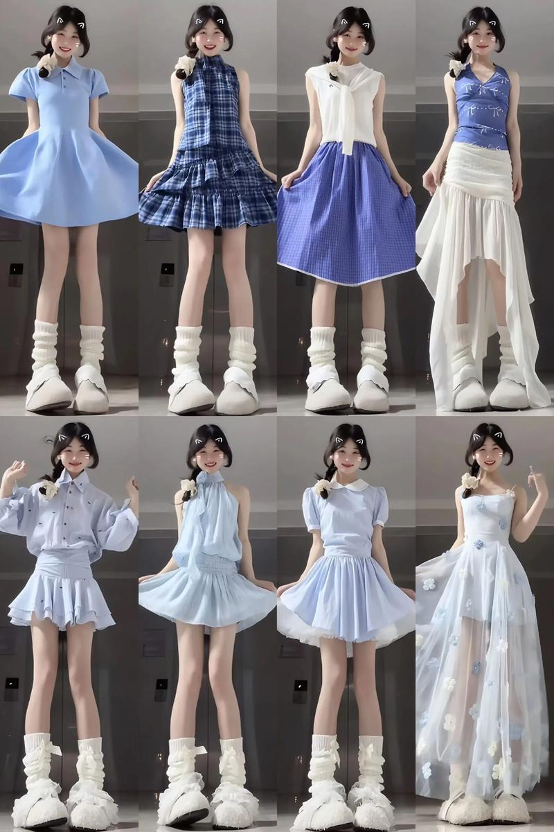 甜妹夏天穿搭_棒球帽+清新色,蕾丝蝴蝶结元素,清新活力! 甜妹夏天穿搭_棒球帽+清新色,蕾丝蝴蝶结元素,清新活力!