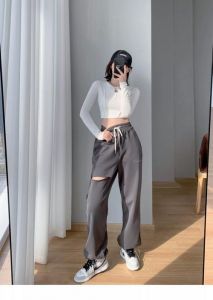 收口运动裤的10种搭配方法女_收口运动裤穿搭指南，显瘦显高又时尚！