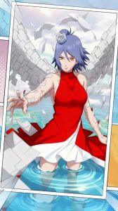 小南的发型_浅蓝紫色卷发女角色