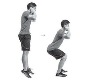 半蹲起跳的正确姿势_像坐椅子起跳，练弹跳好方法