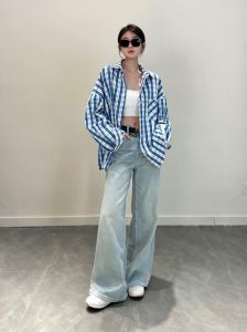 灰蓝色格子衬衫黄黑皮适合吗_灰蓝衬衫显白提气色，春夏优雅必备！