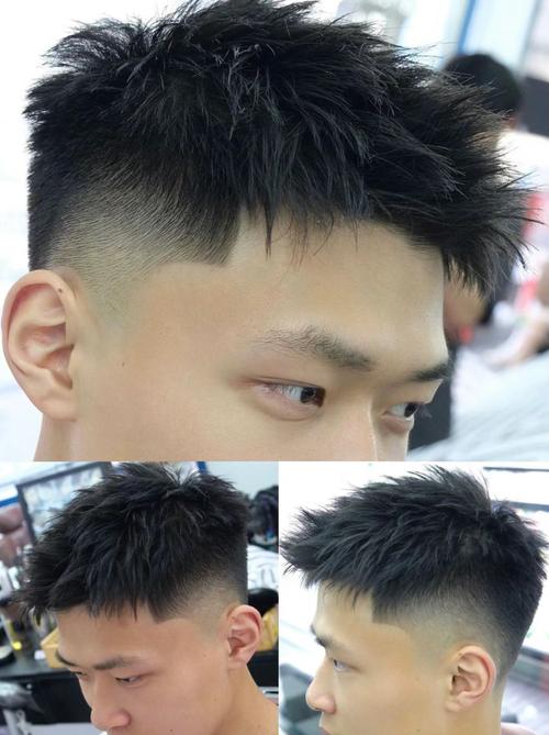 把照片的发型该成短发前刺_清爽前刺短发，轻松换发个性造型