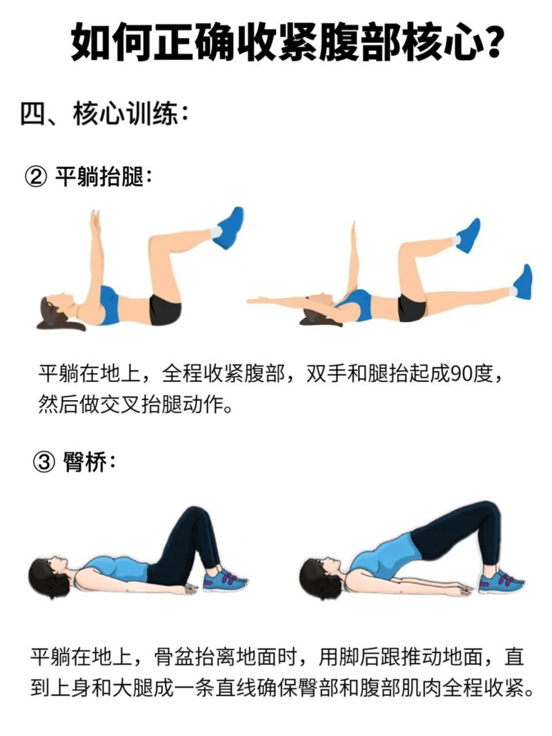 收小腹最有效的动作_激活核心，避免腰部发力