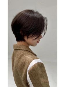 遮耳短发发型女_时尚利落，修饰脸型显年轻