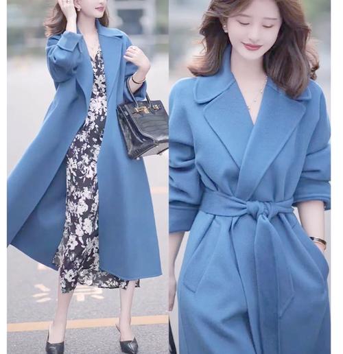 宝蓝色毛呢大衣适合什么人_显瘦百搭，穿出秋冬气质