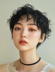 简约c型弯短发_C型内扣短发，温柔又时尚！