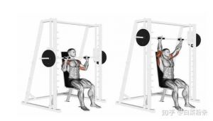 肩前束3个锻炼动作_哑铃推举侧平举练肩前束