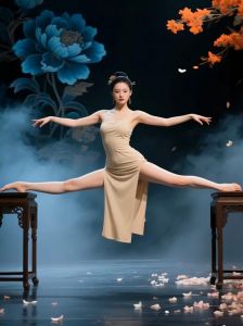 带有劈叉动作的古典舞_马蛟龙伦敦惊艳舞技，古典舞劈叉绝美！