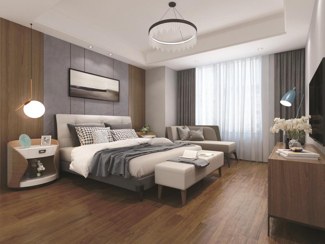 深木色地板搭配什么颜色沙发_沙发配深木地板色，米白浅灰显清新，深色添沉稳