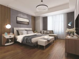 深木色地板搭配什么颜色沙发_沙发配深木地板色，米白浅灰显清新，深色添沉稳