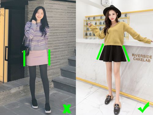 草莓型女生穿搭建议_草莓女孩穿V领+高腰下装，显颈长收肩宽