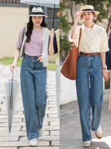 单鞋配什么裤子好看_红色卡其色高级搭，百褶裙德训鞋显浪漫，多裤型鞋履搭配各有妙